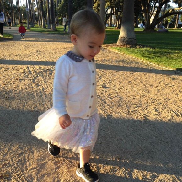 ORIGAMI Angora Cardigan Sweater Baby Girls 6-12 0 Lace Collar Soft Cream Infant - Picture 8 of 9